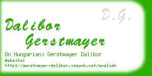 dalibor gerstmayer business card